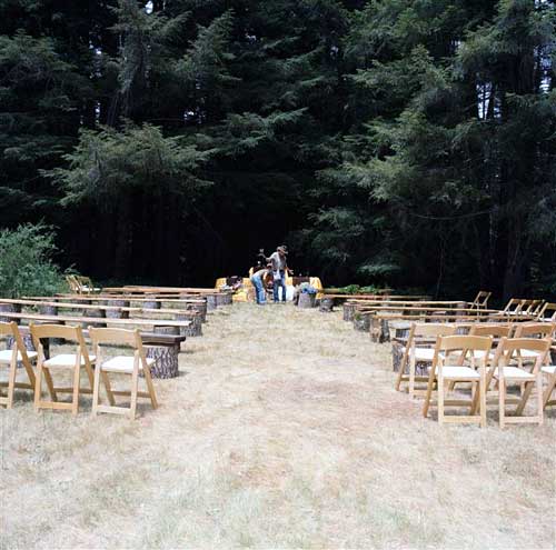 The main ceremony aisle. -- 